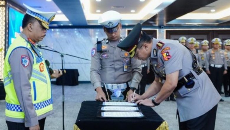 Dua Mantan Dirlantas Polda Sulsel Estafet Kepemimpinan Dirgakkum Korlantas Polri