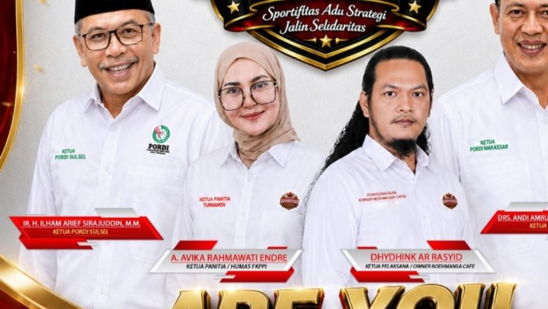 Ir. Ilham Arif Sirajuddin Pimpin Pengembangan Olahraga Domino, Turnamen Digelar di Makassar